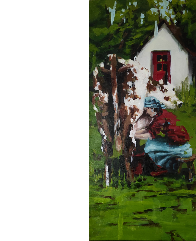 Selçuk Başaran - Son Hatırlatma Dozu Projesi 1. Hafta Resmi - Sürdürülebilir-bir-sabahtı-(40x90cm)